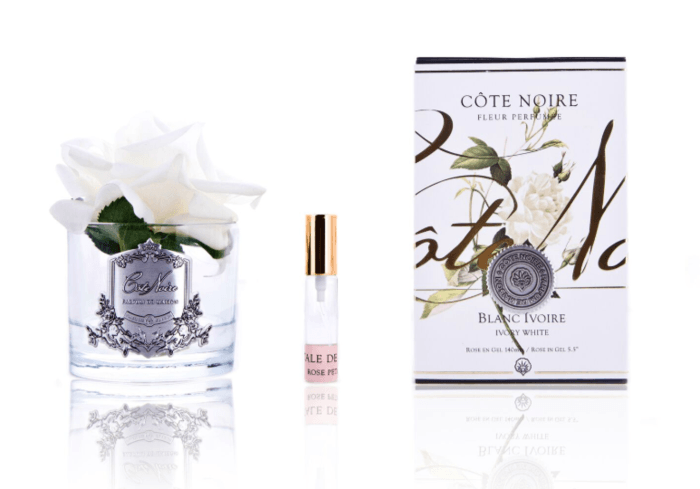 Cote Noire real touch flower in sympathy gift box