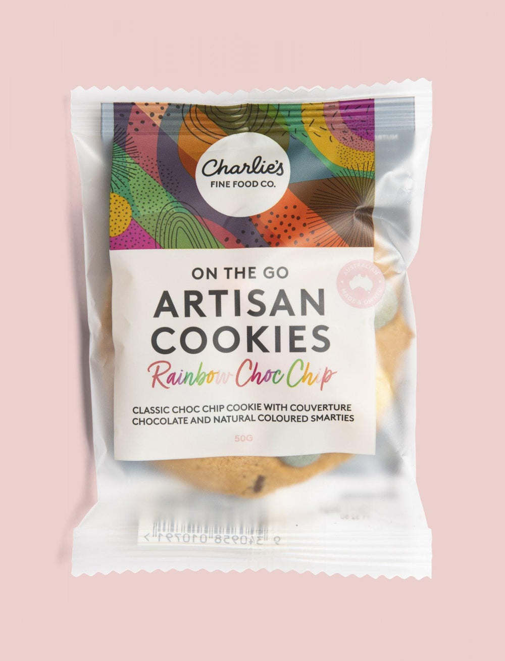 Rainbow Choc Chip Cookie, Charlie's Fine Foods