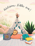 Welcome Little One new baby card