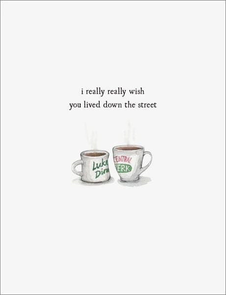 Coffee Cups greeting card